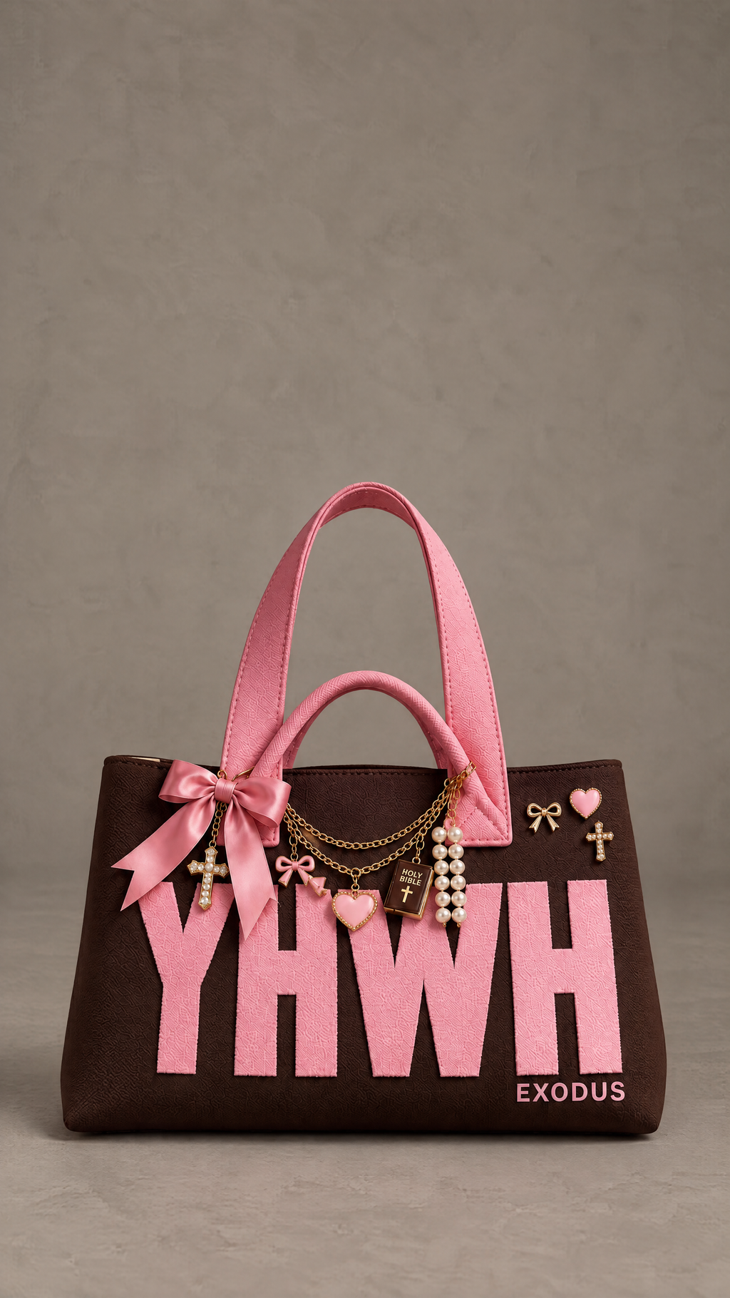 Brown YAHWEH Tote